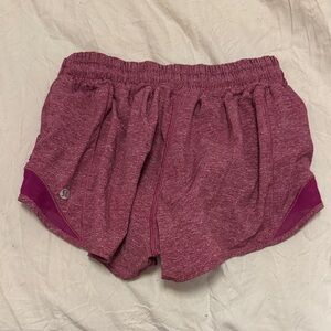 lululemon athletica Women's Heathered Magenta Shorts